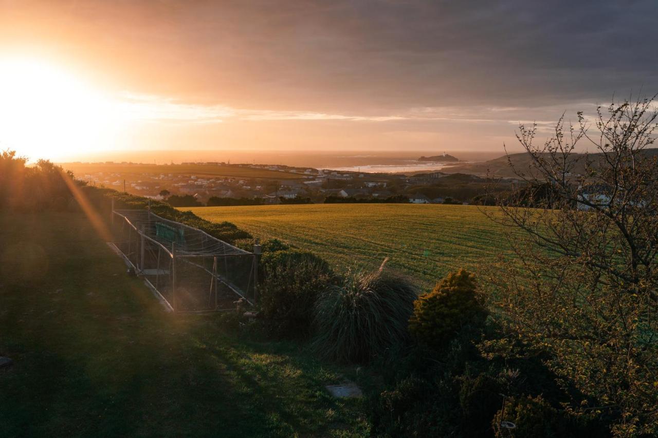 Spacious Sea-View Apt. Overlooking St Ives Bay Gwithian Exteriér fotografie