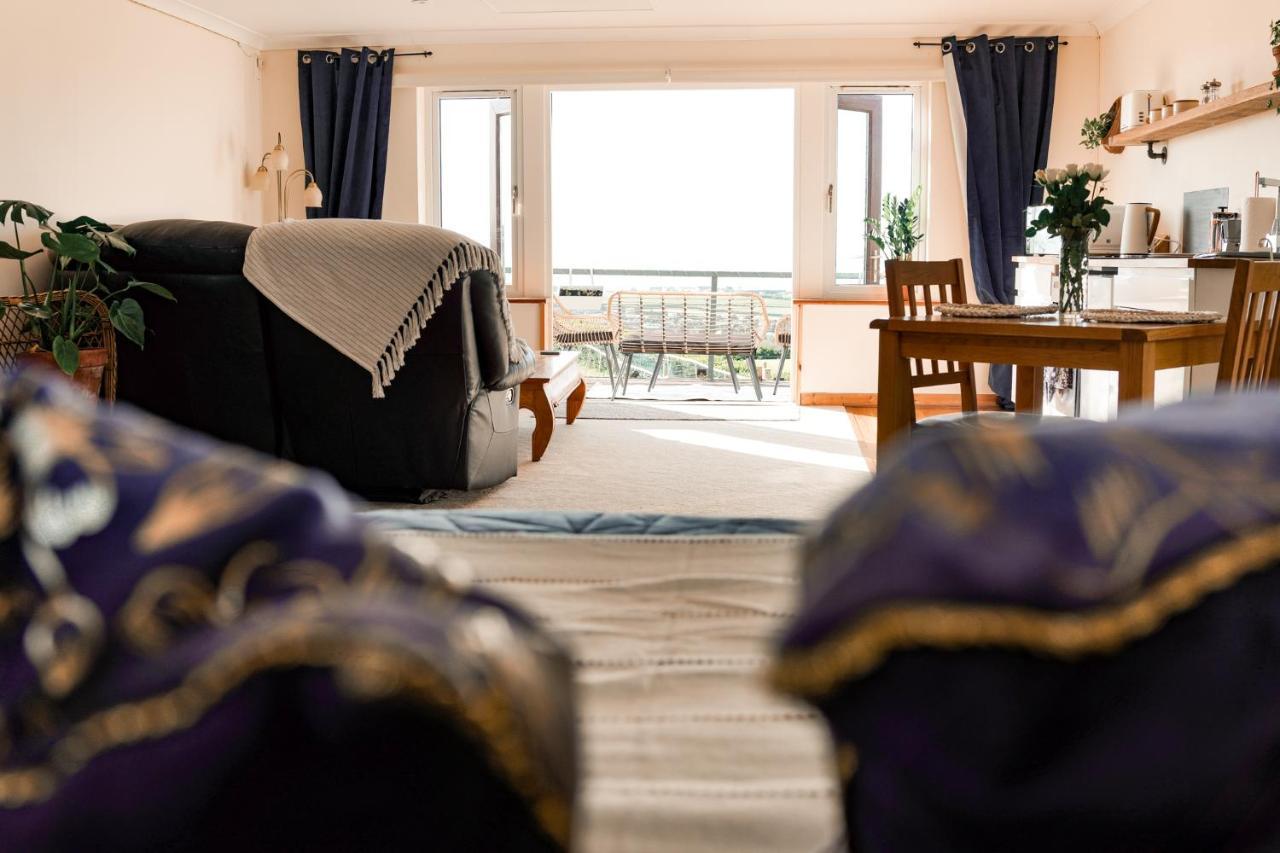 Spacious Sea-View Apt. Overlooking St Ives Bay Gwithian Exteriér fotografie