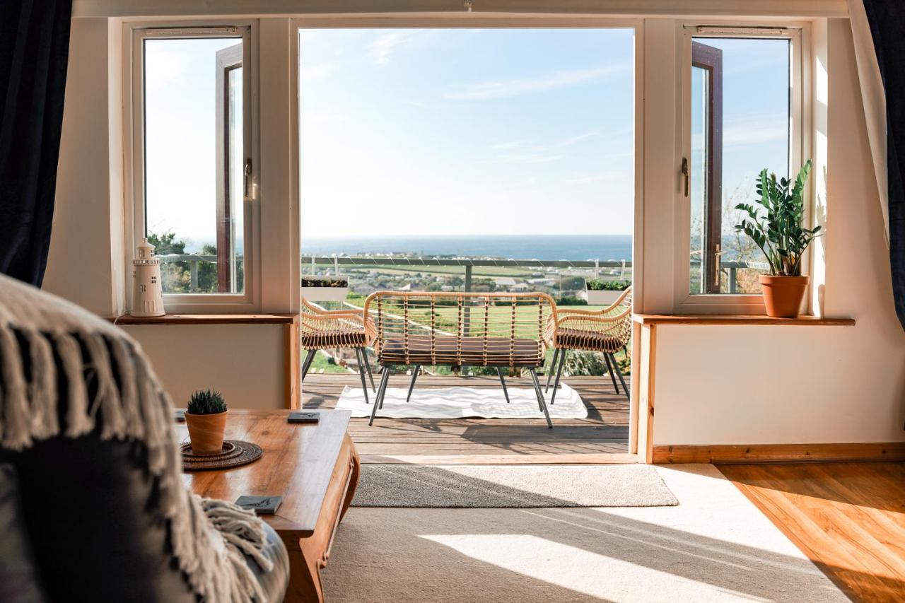 Spacious Sea-View Apt. Overlooking St Ives Bay Gwithian Exteriér fotografie