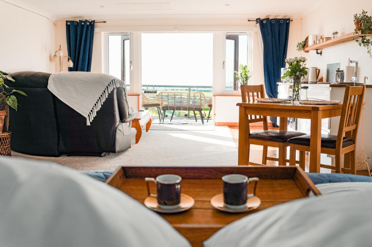 Spacious Sea-View Apt. Overlooking St Ives Bay Gwithian Exteriér fotografie